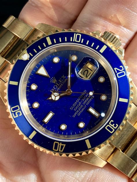 rolex submariner model 16618|Rolex lapis lazuli.